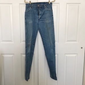 Distressed TALL wrangler jeans